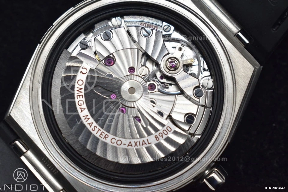 418 Gummy Dial Sophisticated Super Edition Strap A8900 Gray SS 1:1 Black Best on Constellation SBF Clone 0409